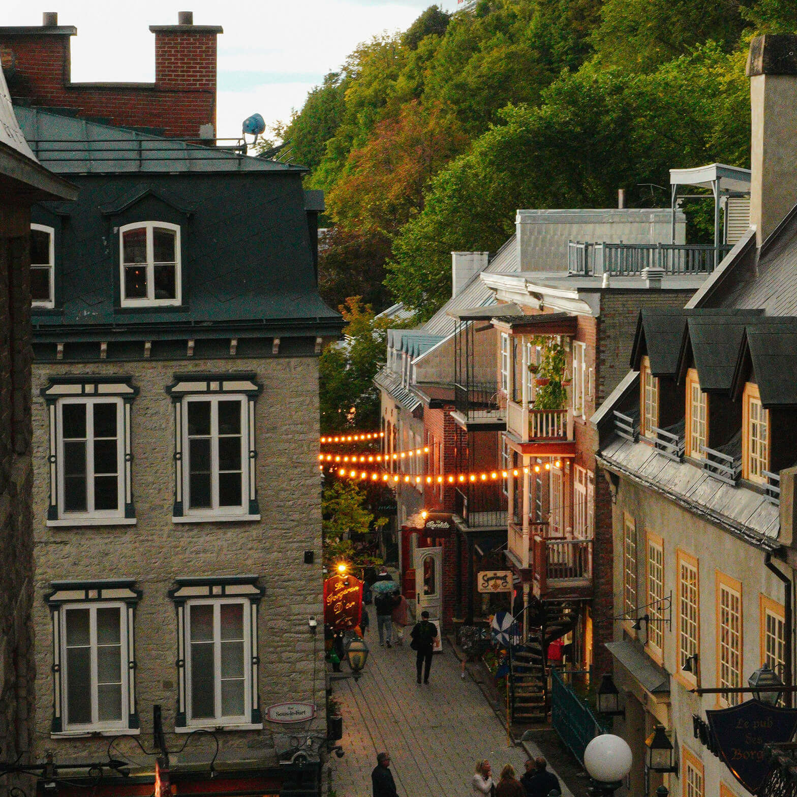 Old Quebec (via the Lévis–Quebec City Ferry)