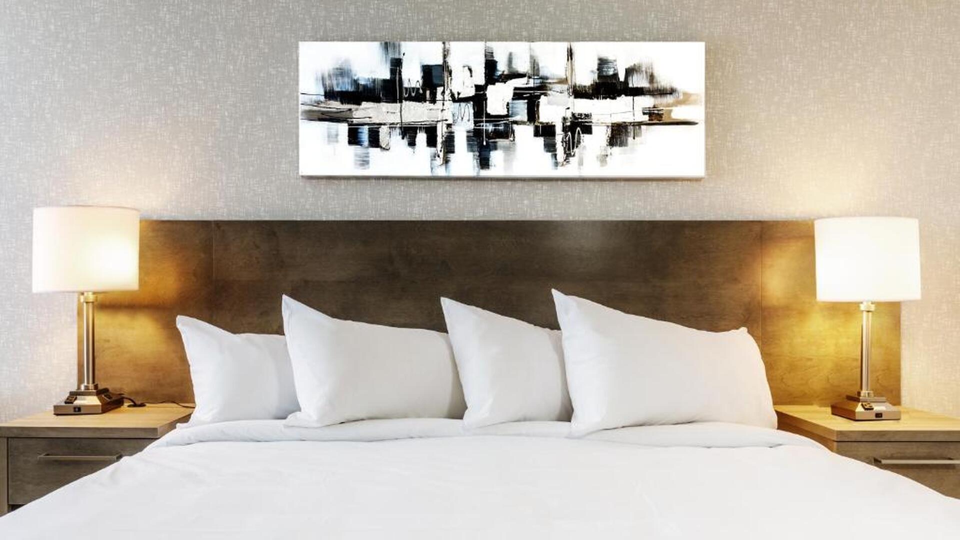 Adapted Room with 1 King Bed